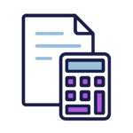 Kirjanpitoon valmis aineisto kuvake